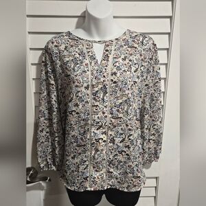 Collective Concepts Floral Paisley Blouse